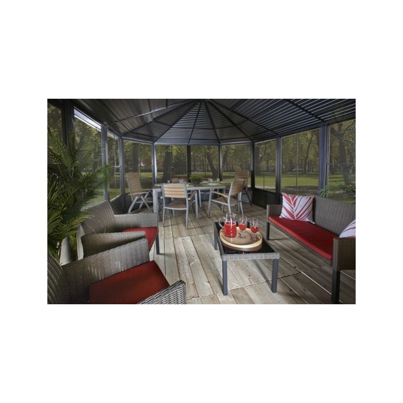 Sojag 12x18 Charleston Solarium Outdoor Gazebo Kit (448-9163018)