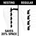 Lifetime 4-pack Commercial Nesting 8 Ft Folding Tables - White (80344)