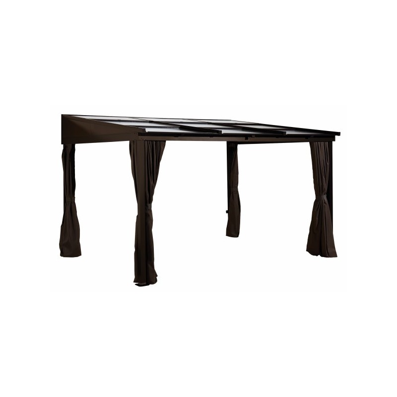 Sojag 10x12 Sutton Wall-Mounted Gazebo Kit - Dark Brown (500-9165371)