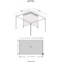 Sojag Curtains for Verona 10x12 - Gray (135-9158670)