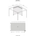Sojag Curtains for Verona 10x14 - Gray (135-9163797)