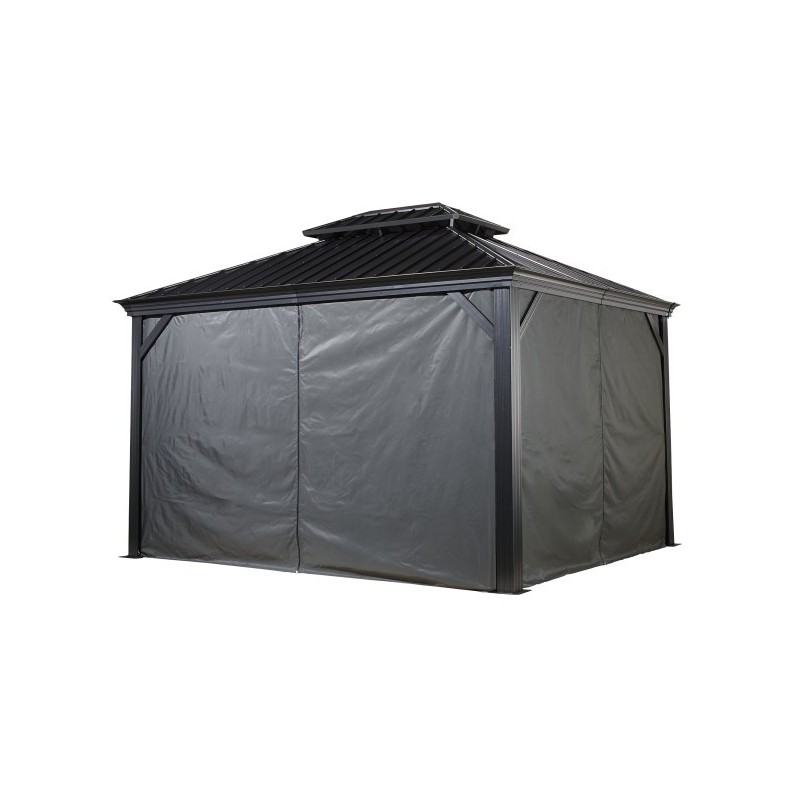 Sojag Curtains for Mykonos 10x12 - Gray (135-9163810)