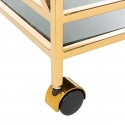 Safavieh Kehlani 2 Shelf Bar Cart - Jade/Gold - Owners Favorite!