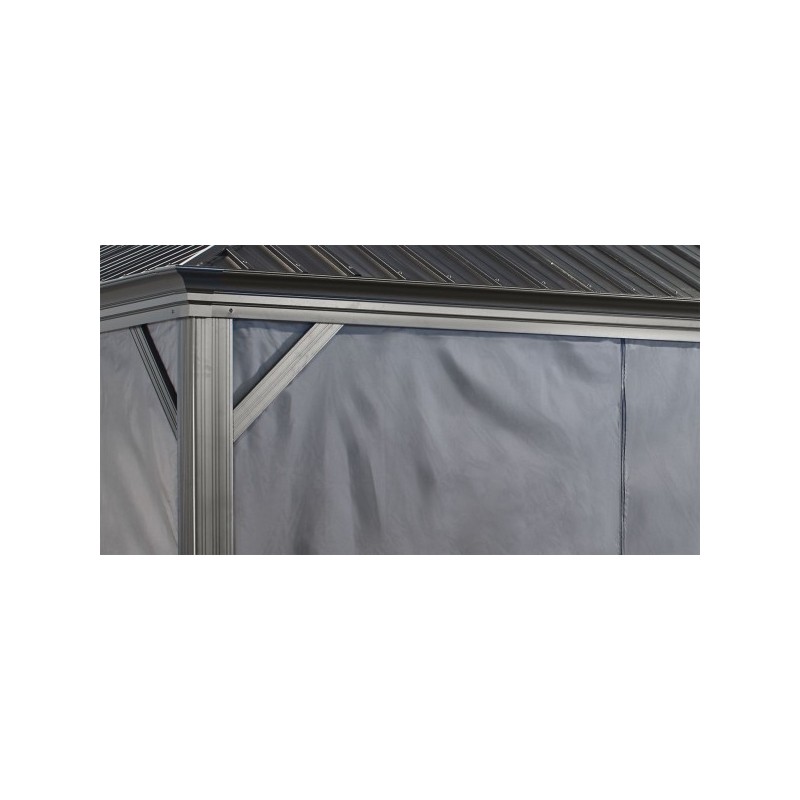 Sojag Curtains for Mykonos 12x14 - Gray (135-9165685)