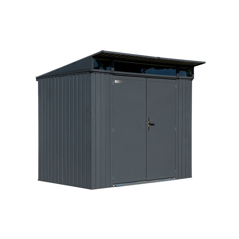 ShelterLogic 8x5 Denali Steel Storage Shed Kit - Anthracite (SJDEN85)