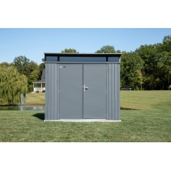 ShelterLogic 8x5 Denali Steel Storage Shed Kit - Anthracite (SJDEN85)