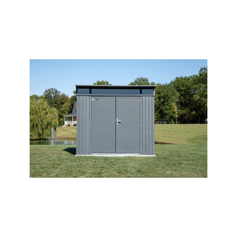 ShelterLogic 8x5 Denali Steel Storage Shed Kit - Anthracite (SJDEN85)