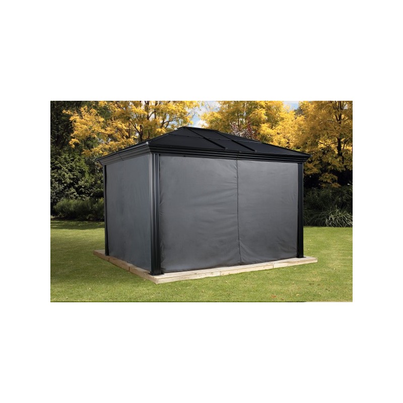 Sojag 10x12 Cambridge Gazebo Kit - Dark Gray (500-9161267)