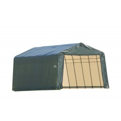 ShelterLogic 13x28x10 Peak Style Shelter, Green (90244)