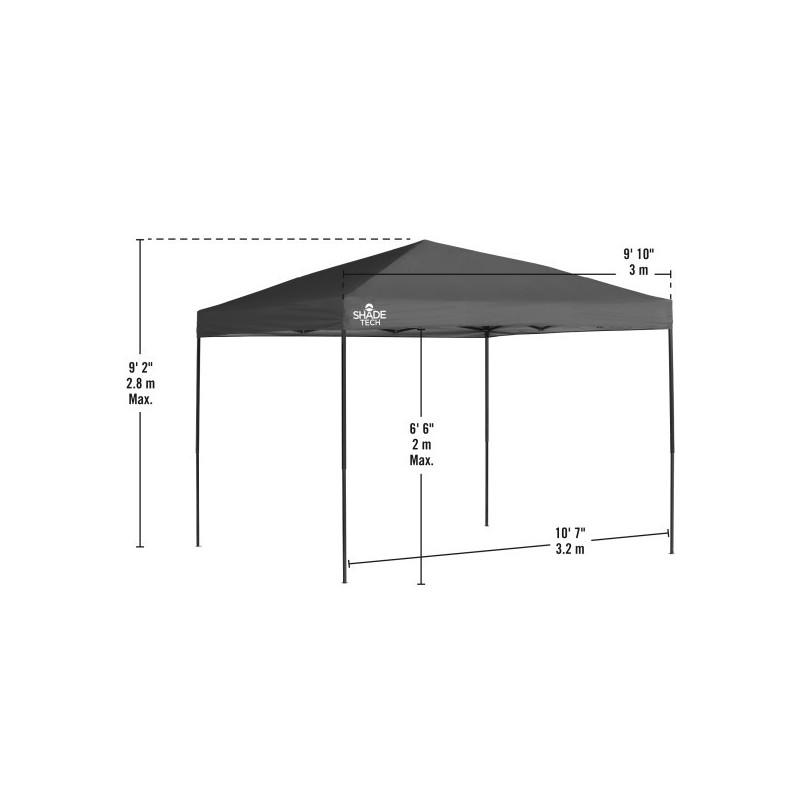 Quik Shade 10x10 Shade Tech Canopy Kit - Blue (157379DS)