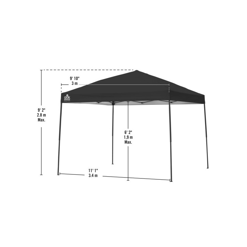 Quik Shade 10x10 Expedition EX100 Canopy Kit - White (167512DS)