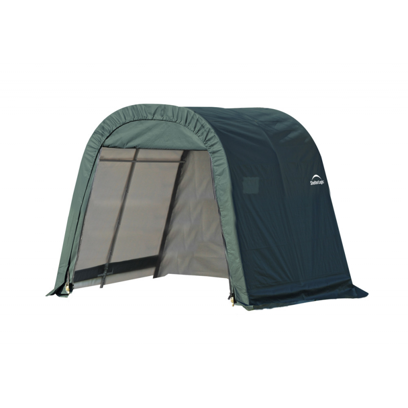 Shelter Logic 8x8x8 Round Style Shelter, Green (76804)