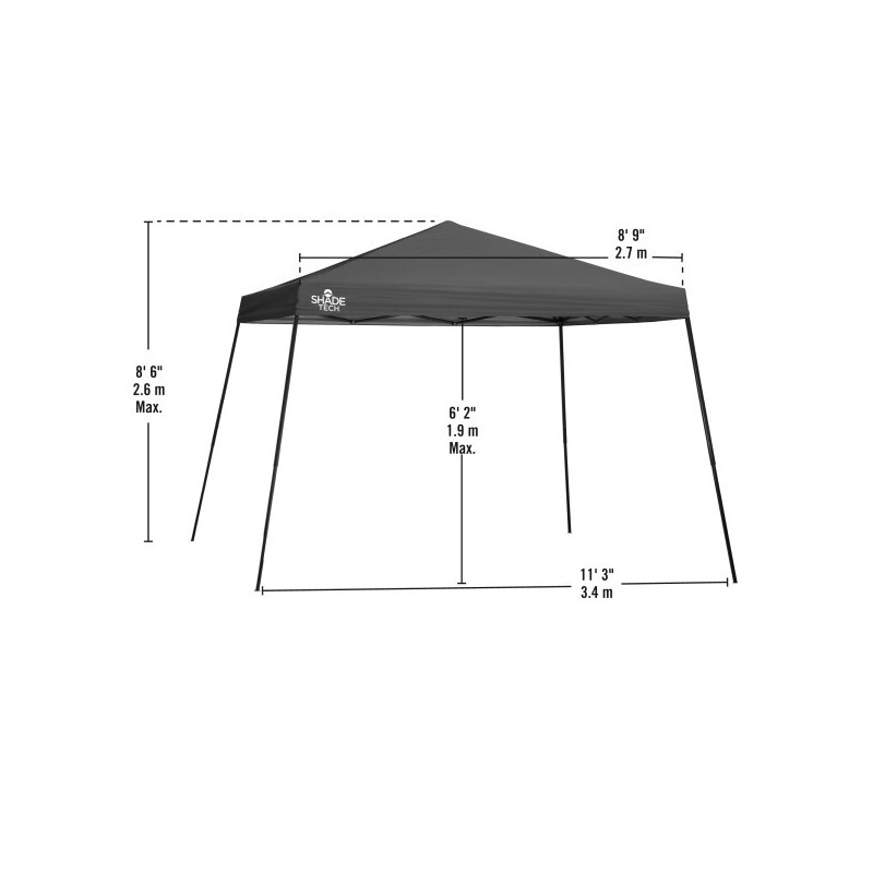 Quik Shade 12x12 Shade Tech ST81 Canopy Kit - Blue (167503DS)