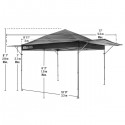 Quik Shade 10x17 Solo Steel 170 Canopy Kit - Midnight Blue (167527DS)