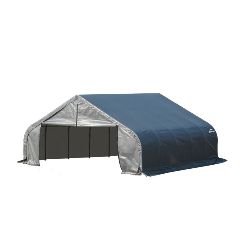 ShelterLogic 18x20x11 Peak Style Shelter, Grey (80016)