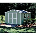 Handy Home Cumberland 10x12 Wood Shed Kit w/ Floor (18284-6)