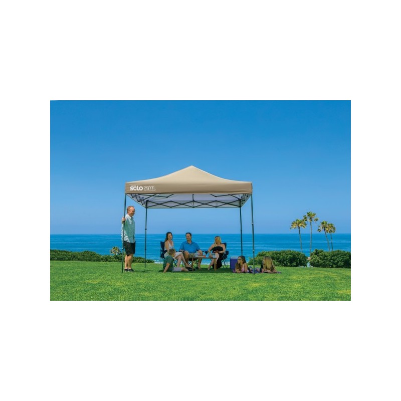 Quik Shade 10x10 Solo Steel 100 Canopy Kit - Khaki (167543DS)