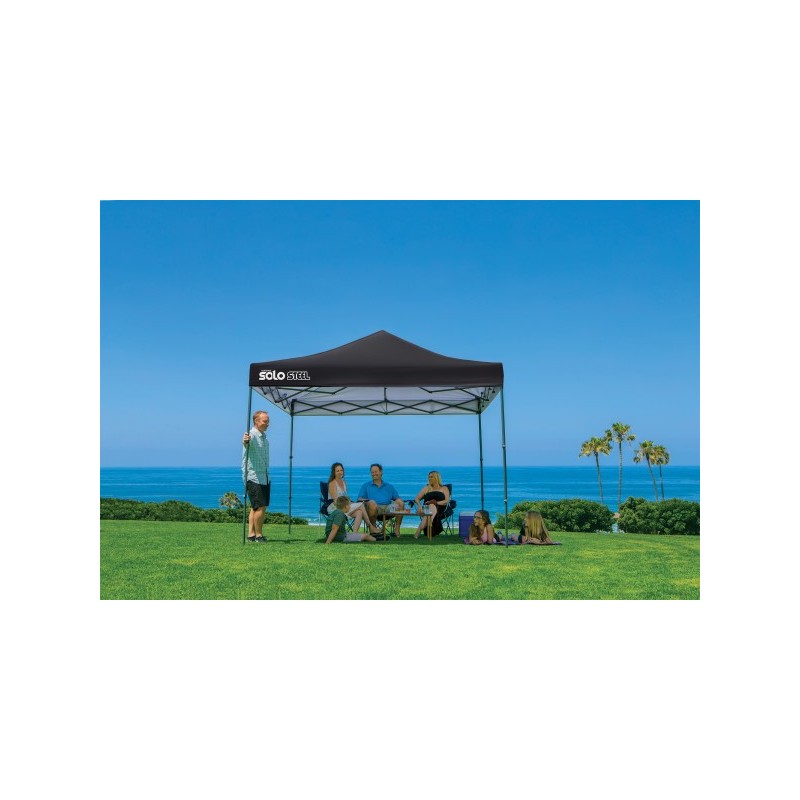Quik Shade 10x10 Solo Steel 100 Canopy Kit - Black (167555DS)