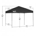 Quik Shade 8x10 Expedition EX80 One Push Canopy Kit - Charcoal (167552DS)