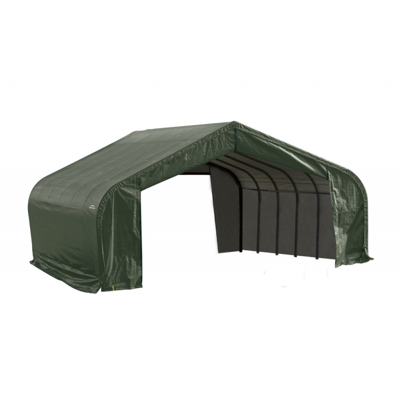 ShelterLogic 22x20x13 Peak Style Shelter, Green (82044)