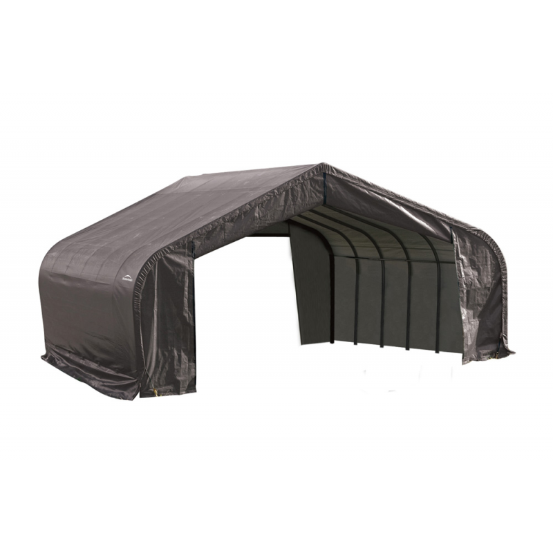 ShelterLogic 22x28x13 Peak Style Shelter, Grey (82243)