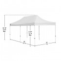 Quik Shade 10x20  Commercial C200 Canopy Kit - White (167566DS)