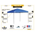 Quik Shade 10x10 Shade Tech ST100 Canopy Kit - Gray (167599DS)