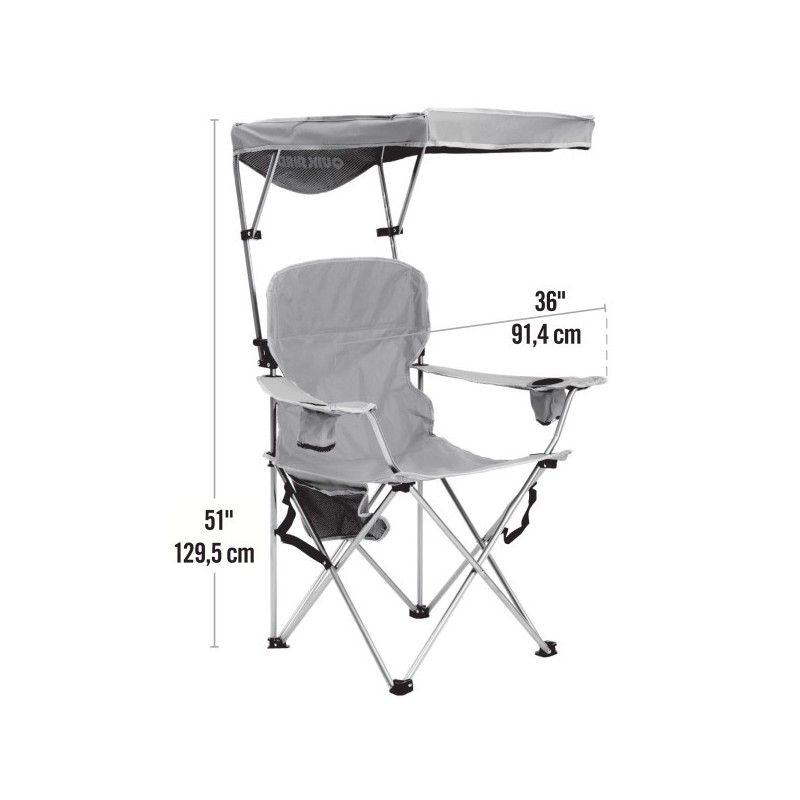 Quik Shade Full Size Shade Folding Chair - Forest Green (160047DS)