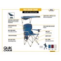 Quik Shade Max Shade Folding Chair - Navy (160070DS)