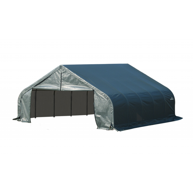 ShelterLogic 22x20x11 Peak Style Shelter, Green (78441)