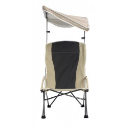Quik Shade Pro Comfort High Back Shade Folding Chair - Tan (160087DS)
