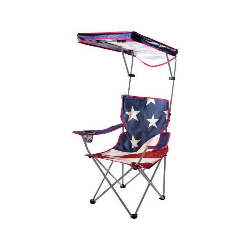 Quik Shade US Flag Shade Folding Chair (160086DS)