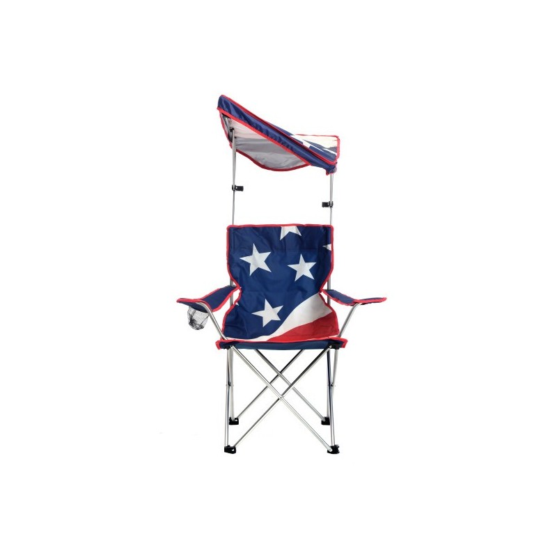 Quik Shade US Flag Shade Folding Chair (160086DS)