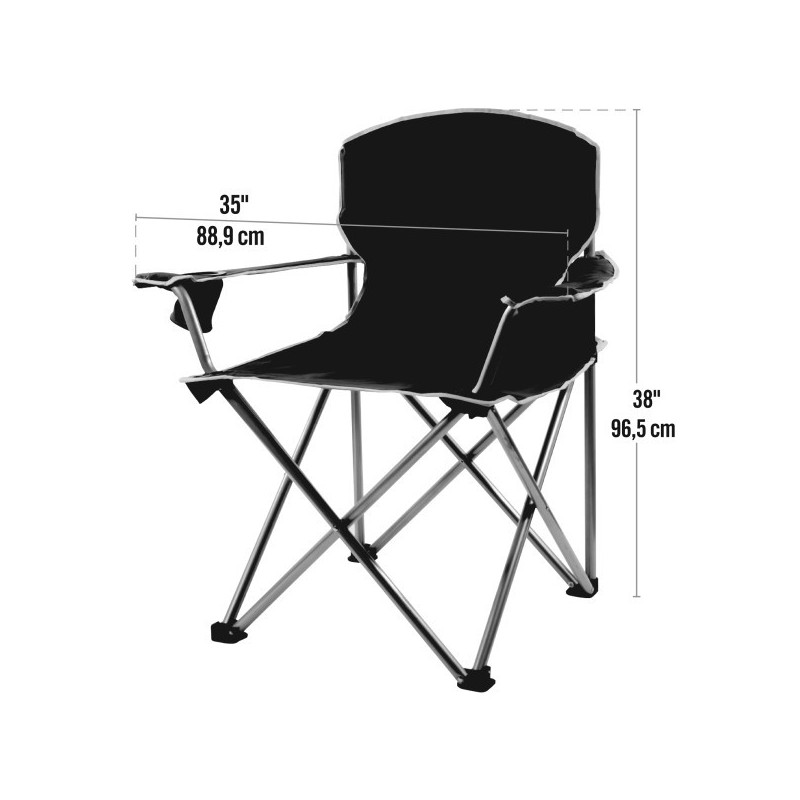 Quik Shade Heavy Duty Folding Chair - Gray (150239DS)