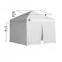 Quik Shade Wall Panel Kit for WE100/C100/SX100 Canopies - White (137074DS)