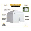 Quik Shade Wall Panel Kit for WE100/C100/SX100 Canopies - White (137074DS)