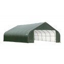 ShelterLogic 28x28x16 Peak Style Shelter, Green (86052)