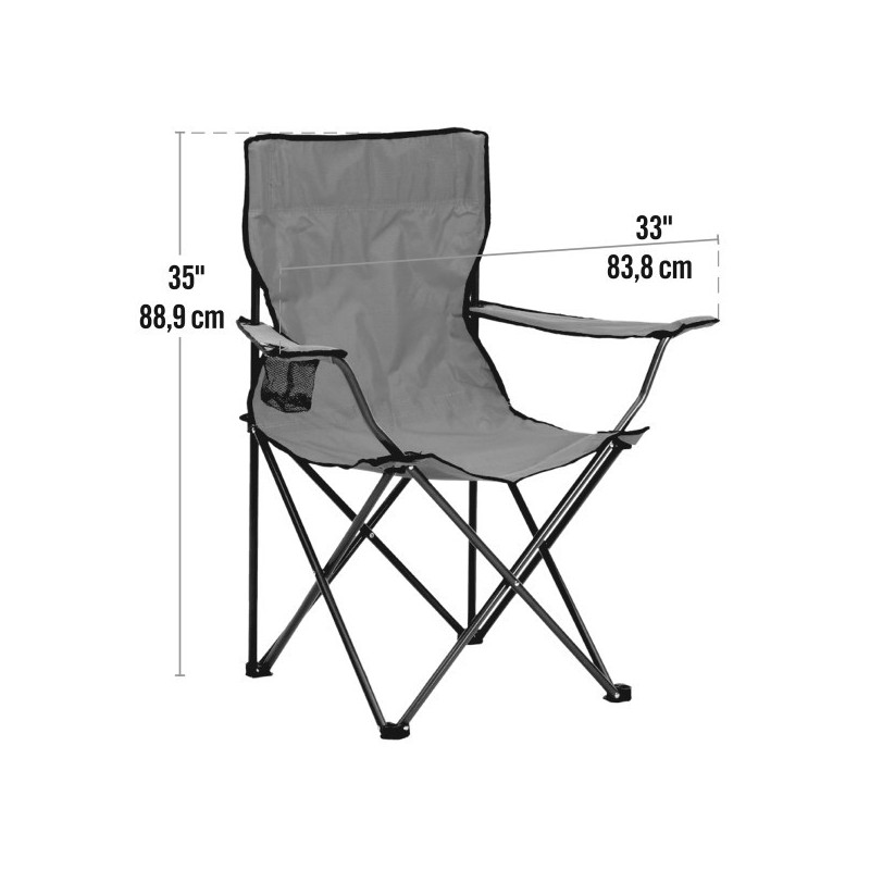 Quik Shade Folding Chair - Red (146115DS)