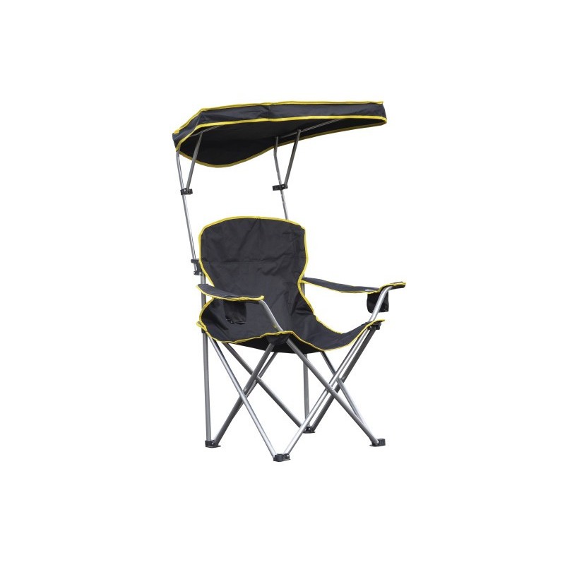 Quik Shade Heavy Duty Max Shade Folding Chair - Black (167571DS)