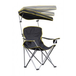 Quik Shade Heavy Duty Max Shade Folding Chair - Black (167571DS)