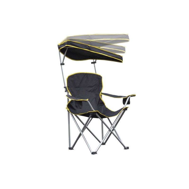 Quik Shade Heavy Duty Max Shade Folding Chair - Black (167571DS)