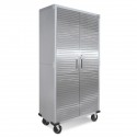 Seville Classics UltraHD Tall 2-Door Storage Cabinet - Granite Gray (UHD16236B)
