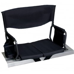 RIO Gear Bleacher Boss Folding Stadium Seat - Black (10110-1)
