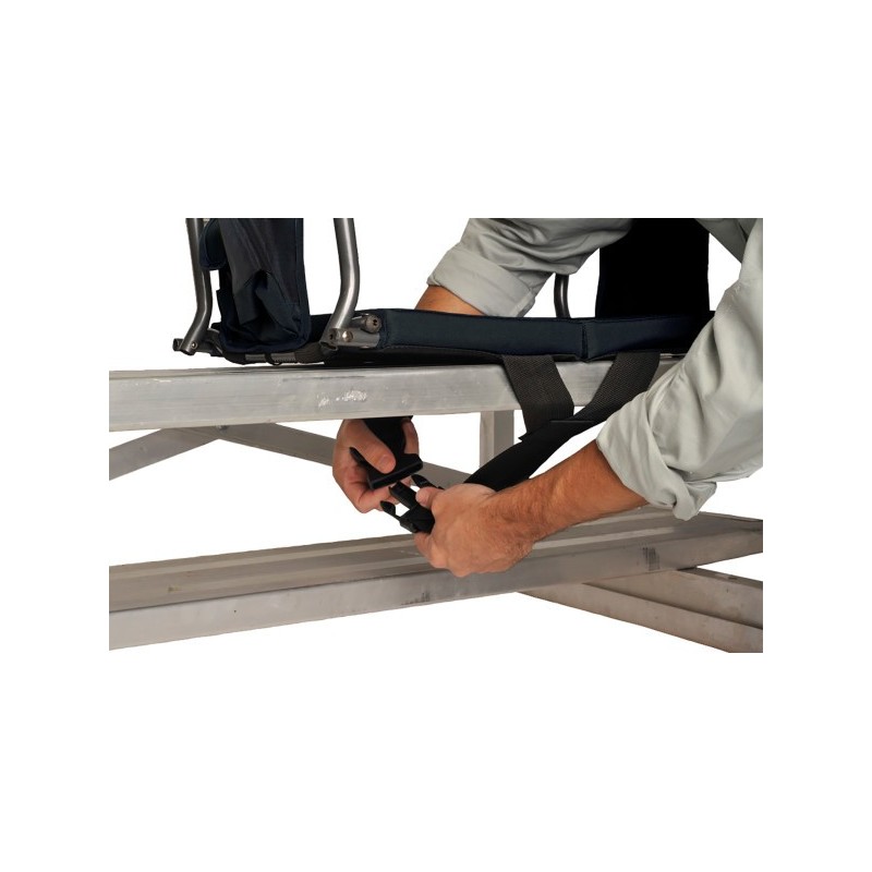 RIO Gear Bleacher Boss Folding Stadium Seat - Black (10110-1)