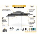 Quik Shade 10x17 Solo Steel 170 Canopy Kit - Black (164748DS)