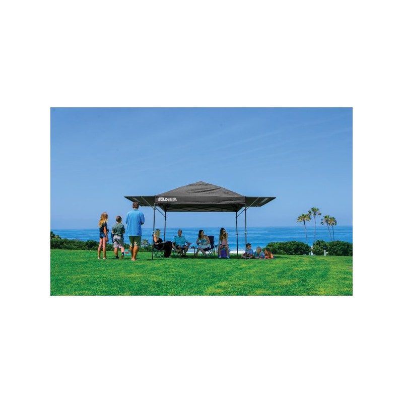 Quik Shade 10x17 Solo Steel 170 Canopy Kit - Black (164748DS)