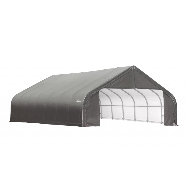ShelterLogic 28x24x20 Peak Style Shelter Kit - Grey (86066)