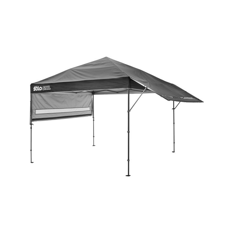 Quik Shade 10x17 Solo Steel 170 Canopy Kit - Black (164748DS)