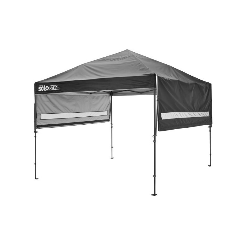 Quik Shade 10x17 Solo Steel 170 Canopy Kit - Black (164748DS)