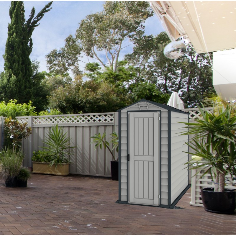 DuraMax 4x6 EverMore Vinyl Shed with Foundation Kit (30625)